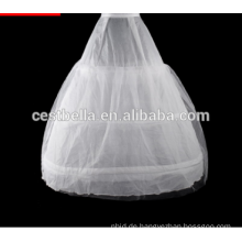 Einfache weiße Tüll Petticoat Ballkleid Kleid Braut Petticoats Long